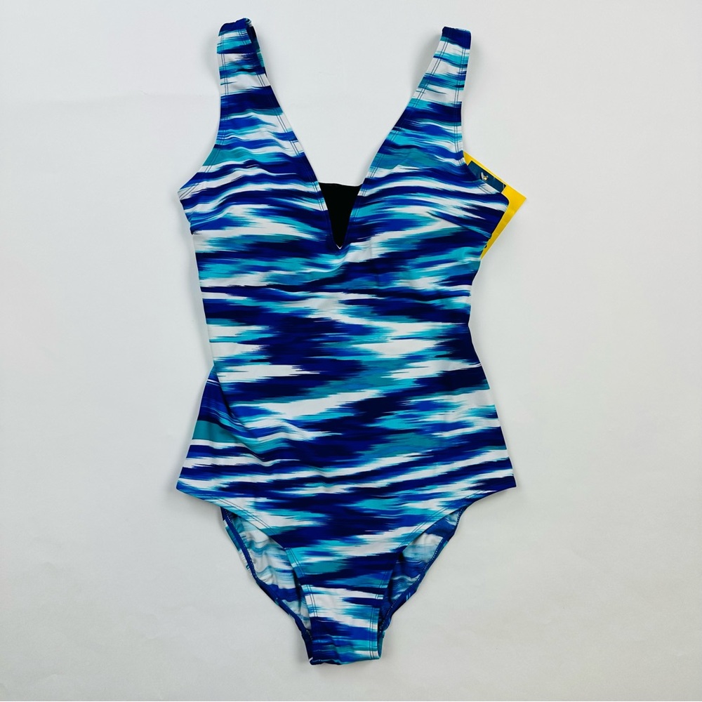 CEEB Vintage Deadstock Tummy Trimmer One Piece Swimsuit Size 12 NWT